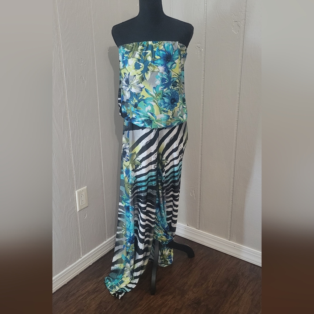 S-Twelve Strapless Jumpsuit